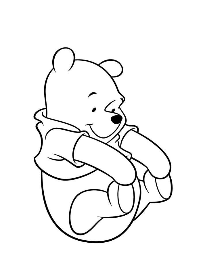 Раскраска из мультфильма Винни Пух Раскраска из мультфильма Винни Пух
