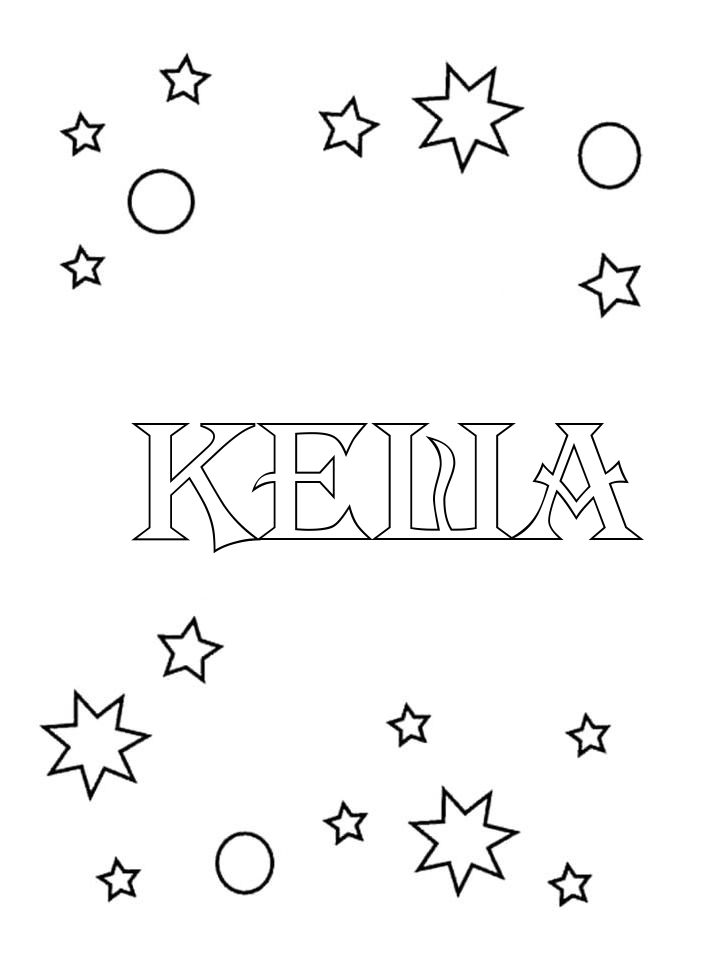 Раскраска Кеша