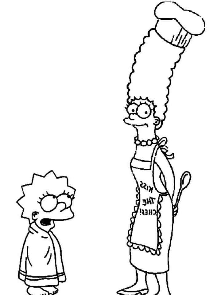 Раскраска Симпсоны (Simpsons) Раскраска Симпсоны (Simpsons)