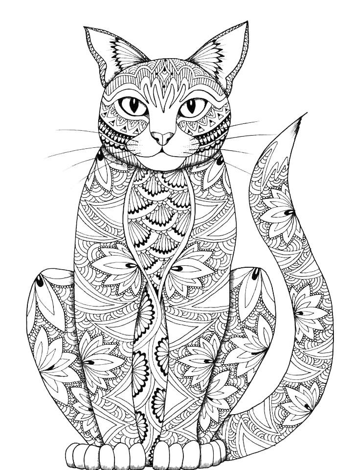 Раскраска Кототерапия Раскраска Кототерапия