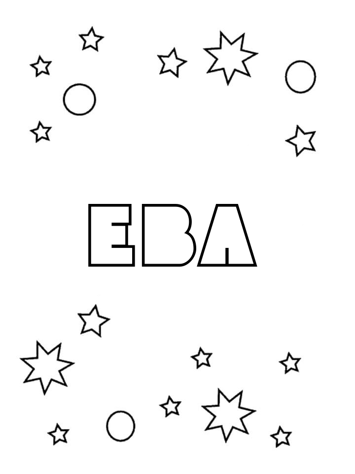 Раскраска Ева