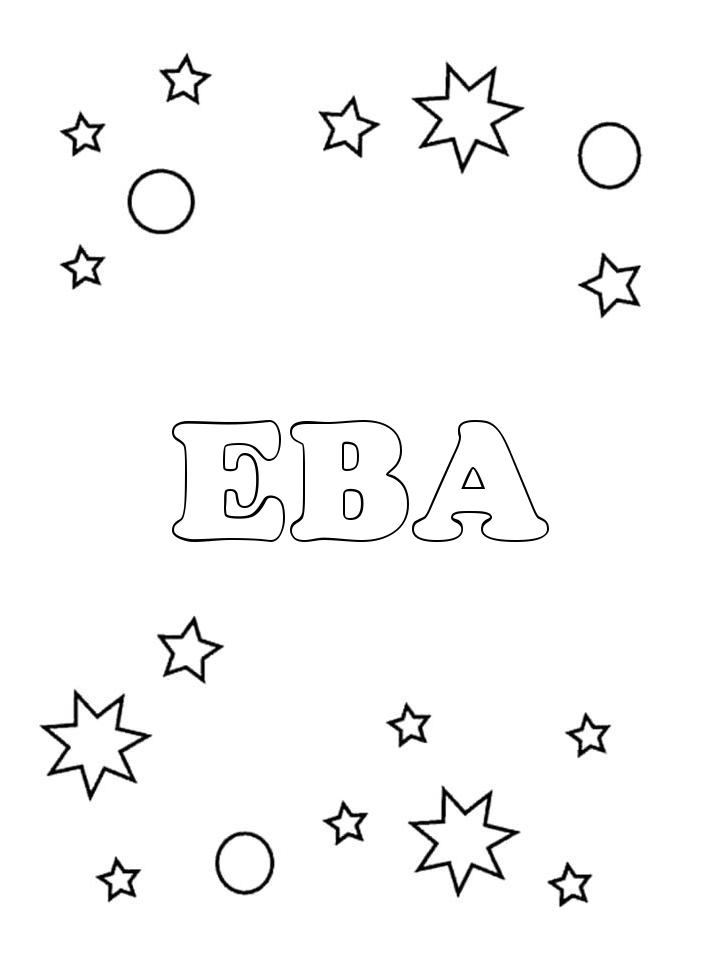Раскраска Ева Раскраска Ева