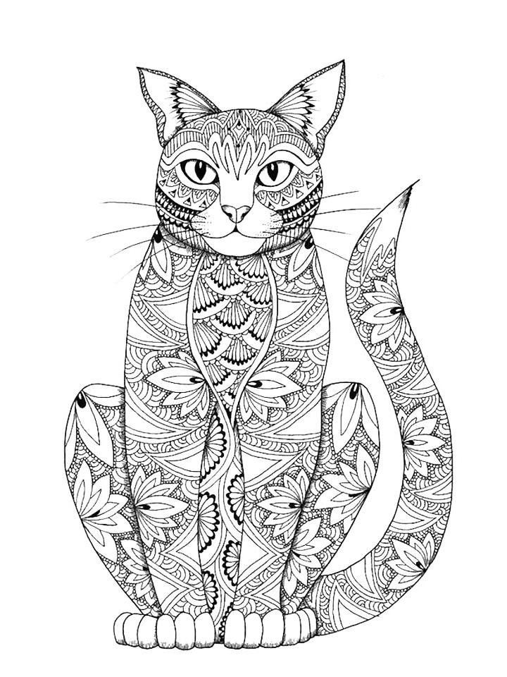 Раскраска Кототерапия Раскраска Кототерапия