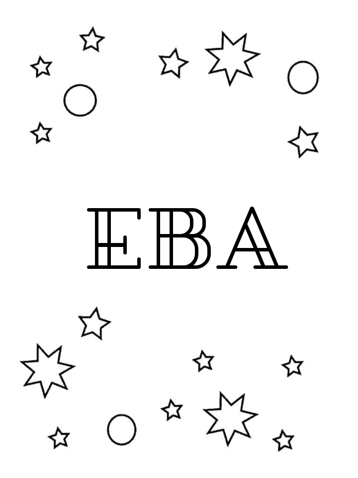 Раскраска Ева