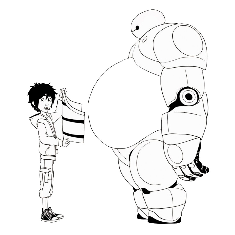 Раскраска Город героев (Big Hero 6) Раскраска Город героев (Big Hero 6)