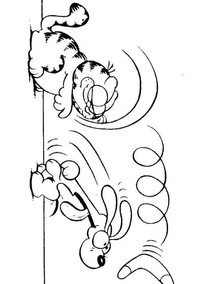 Раскраска Гарфилд (Garfield) Раскраска Гарфилд (Garfield)