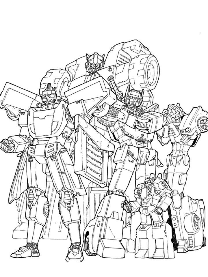 Раскраска Трансформеры (Transformers) Раскраска Трансформеры (Transformers)