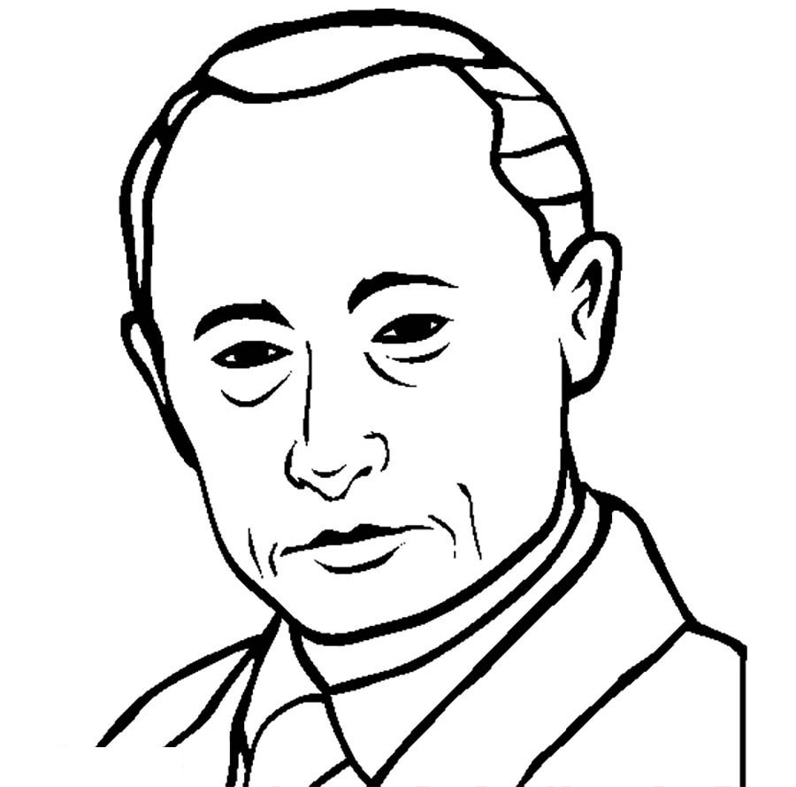 Раскраска Элвис Пресли Раскраска Элвис Пресли