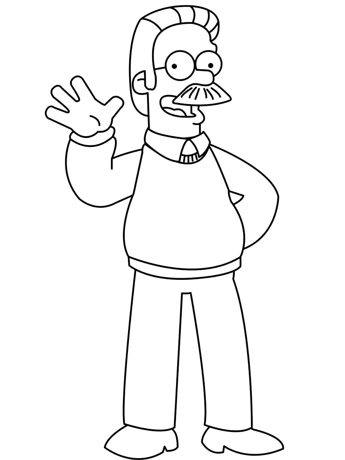 Раскраска Симпсоны (Simpsons) Раскраска Симпсоны (Simpsons)