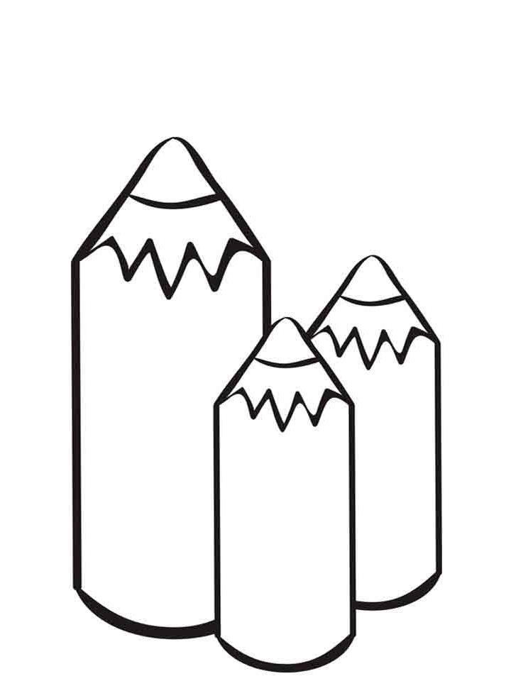 Раскраска Карандаш