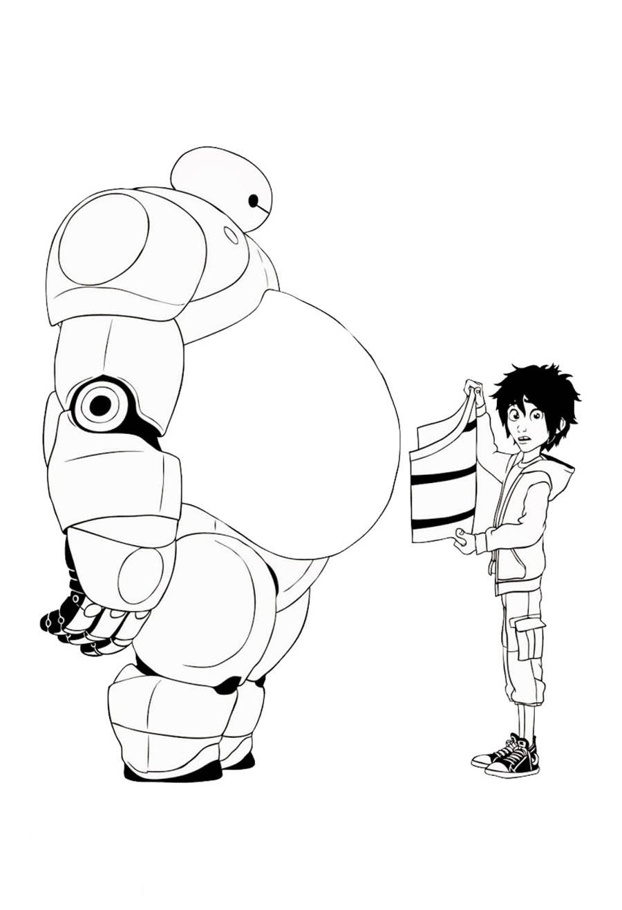 Раскраска Город героев (Big Hero 6) Раскраска Город героев (Big Hero 6)