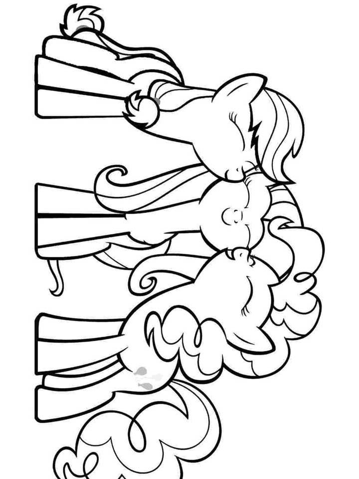 Раскраска My little pony (моя маленькая пони) Раскраска My little pony (моя маленькая пони)