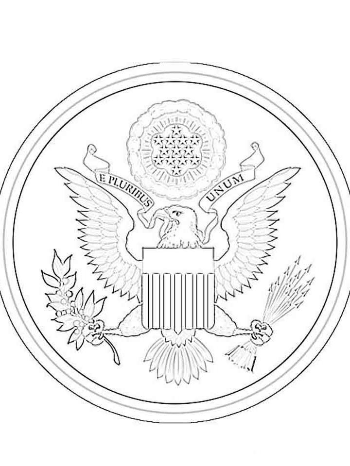 Раскраска Гербы