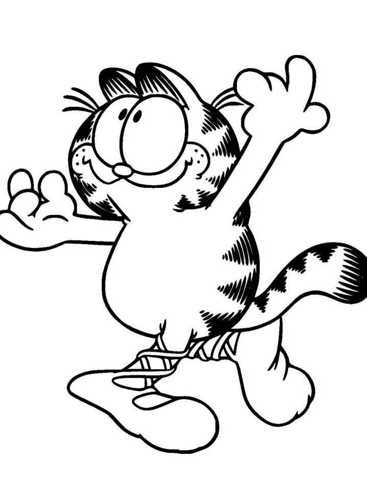 Раскраска Гарфилд (Garfield) Раскраска Гарфилд (Garfield)