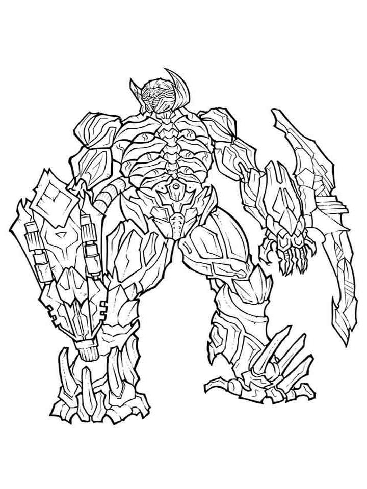 Раскраска Трансформеры (Transformers) Раскраска Трансформеры (Transformers)