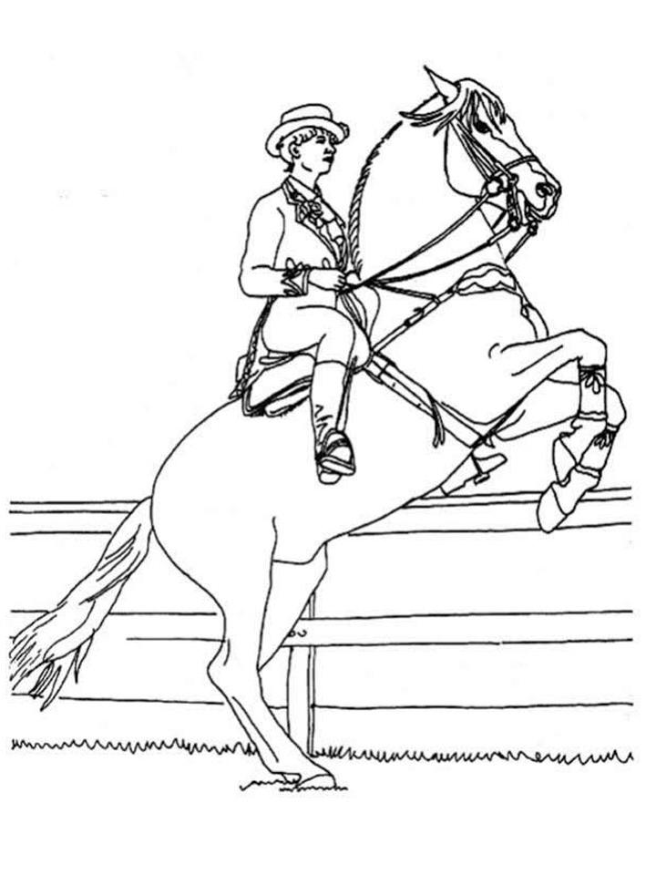 Раскраска Всадник Раскраска Всадник