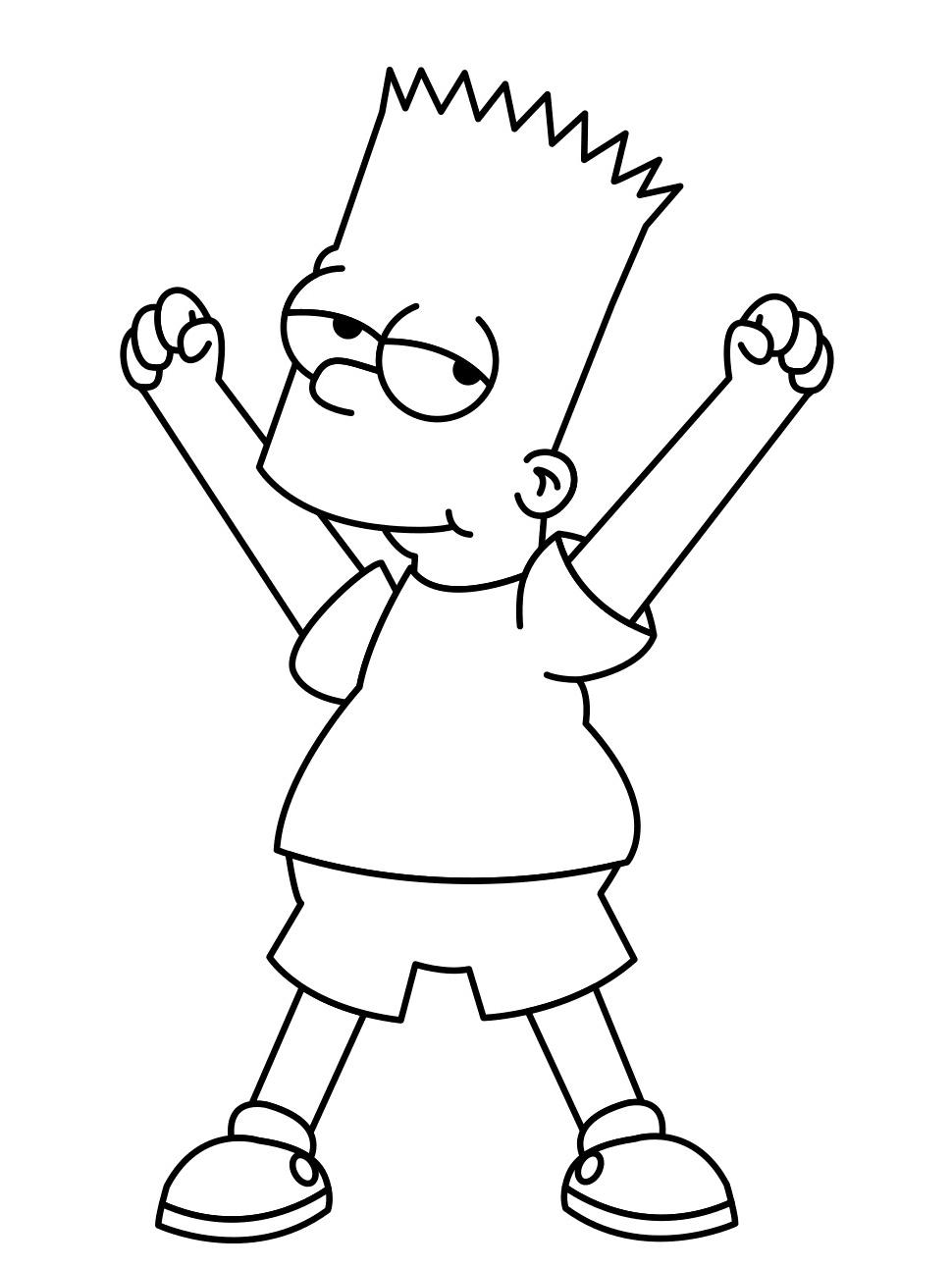 Раскраска Симпсоны (Simpsons) Раскраска Симпсоны (Simpsons)
