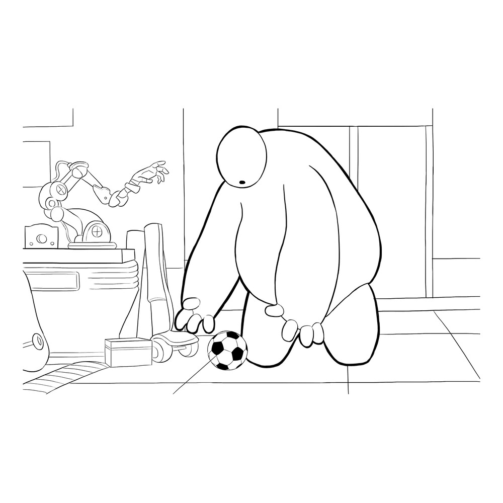 Раскраска Город героев (Big Hero 6) Раскраска Город героев (Big Hero 6)
