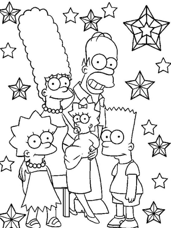 Раскраска Симпсоны (Simpsons) Раскраска Симпсоны (Simpsons)