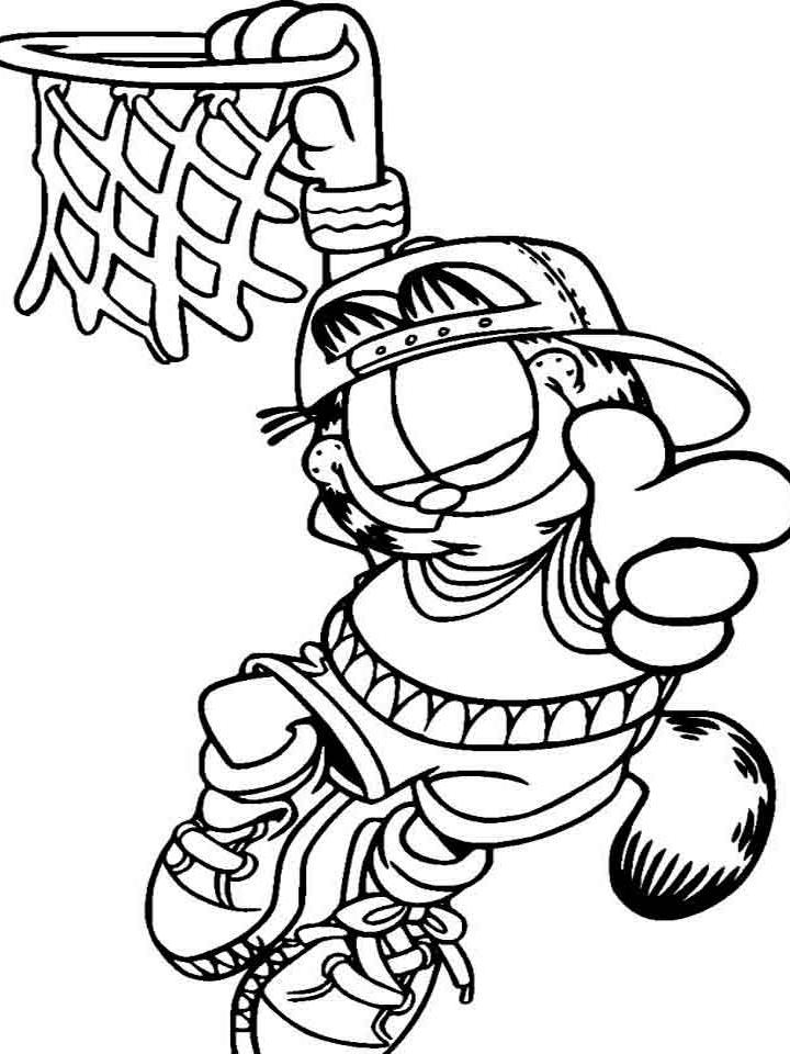 Раскраска Гарфилд (Garfield) Раскраска Гарфилд (Garfield)