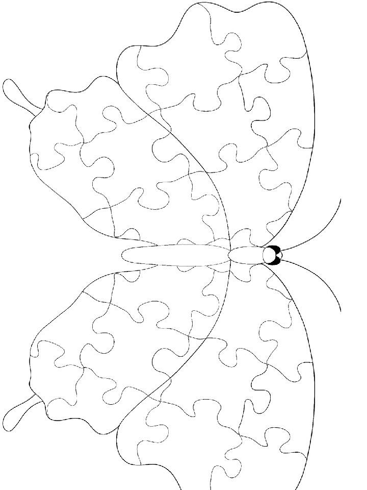 Раскраска Пазл