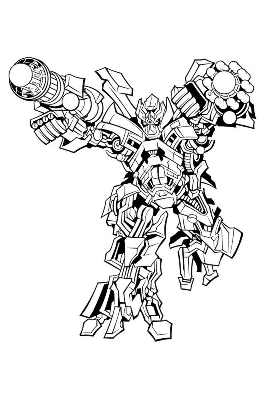 Раскраска Трансформеры (Transformers) Раскраска Трансформеры (Transformers)