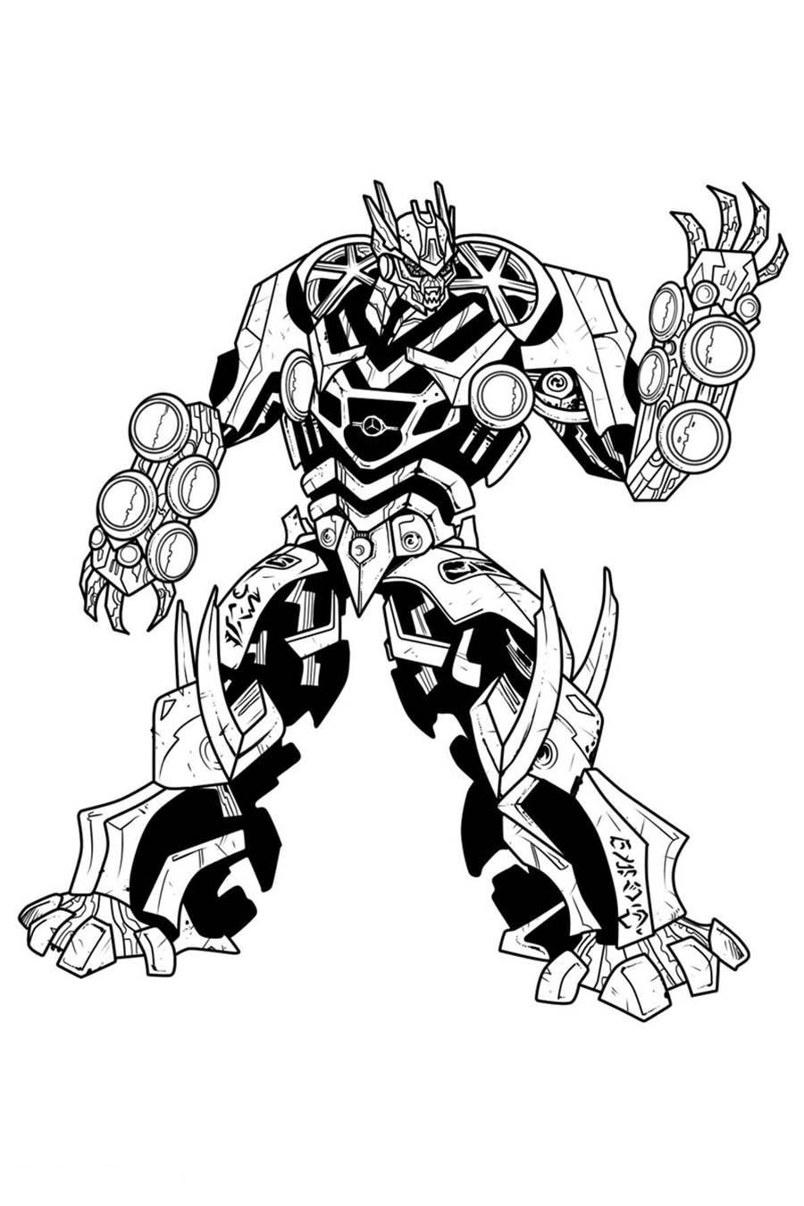 Раскраска Трансформеры (Transformers) Раскраска Трансформеры (Transformers)