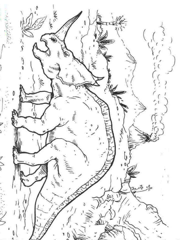 Раскраска Динозавры (Dinisaurs)