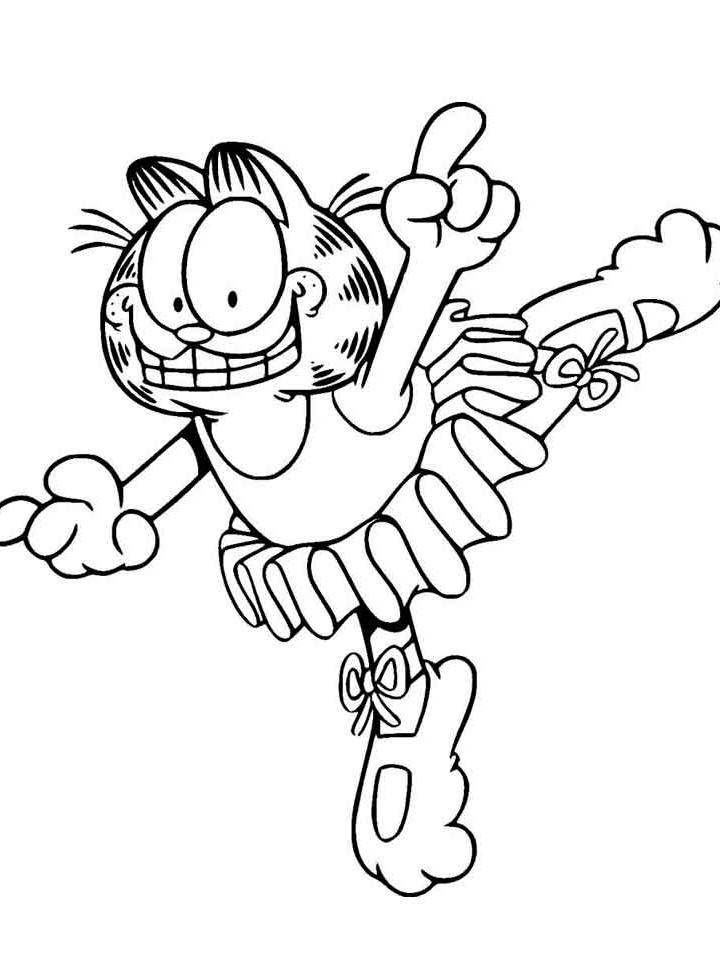 Раскраска Гарфилд (Garfield) Раскраска Гарфилд (Garfield)