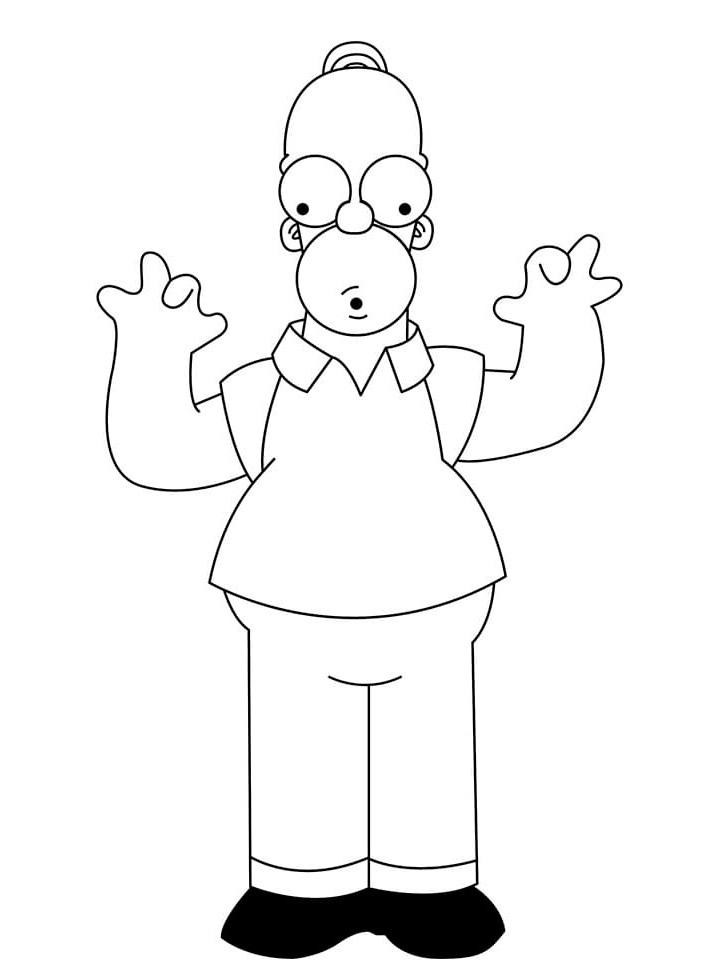 Раскраска Симпсоны (Simpsons) Раскраска Симпсоны (Simpsons)