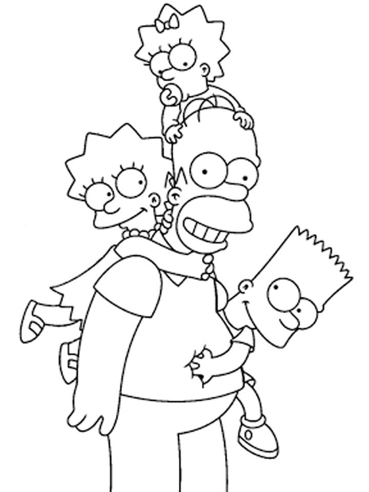 Раскраска Симпсоны (Simpsons) Раскраска Симпсоны (Simpsons)