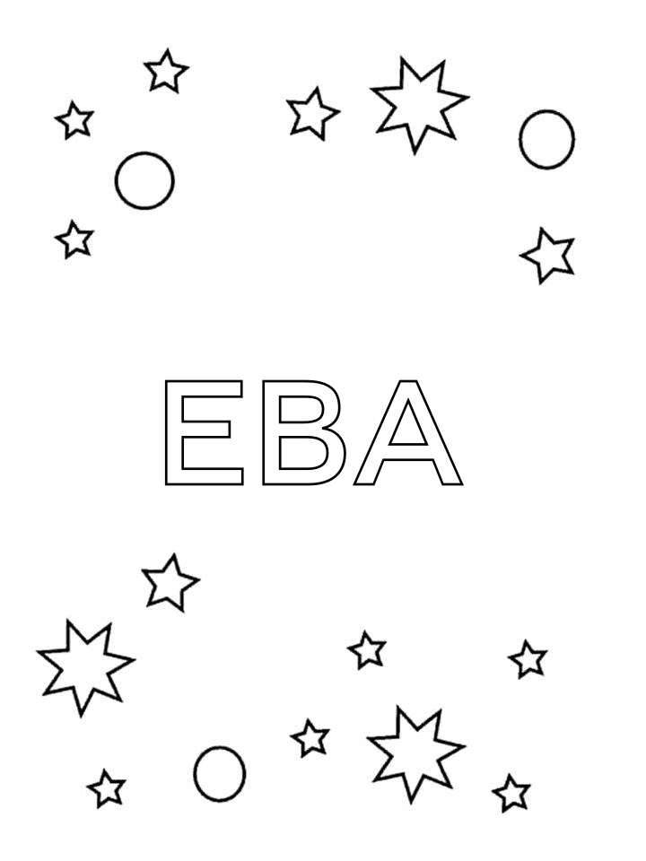 Раскраска Ева