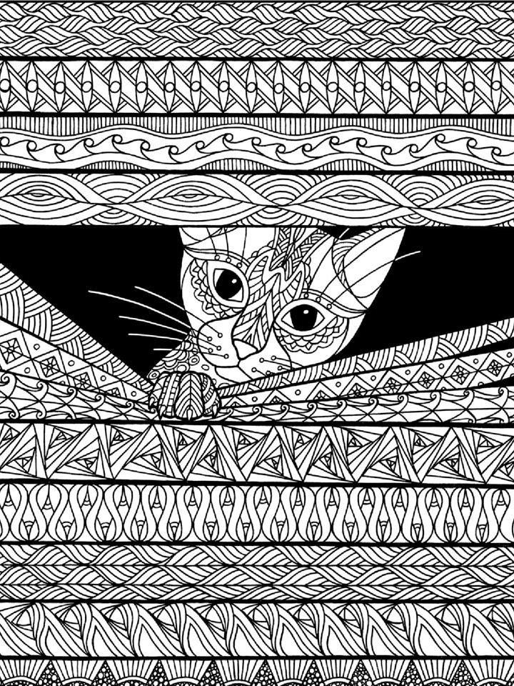 Раскраска Кототерапия Раскраска Кототерапия