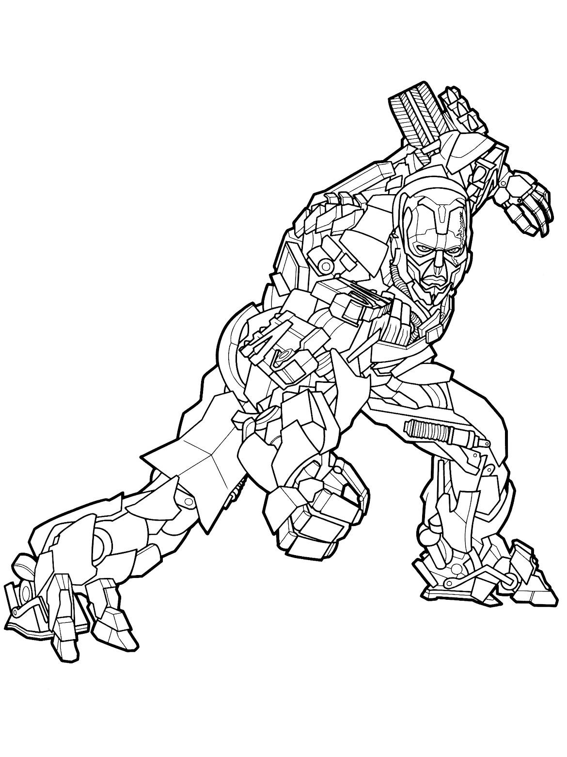 Раскраска Трансформеры (Transformers) Раскраска Трансформеры (Transformers)