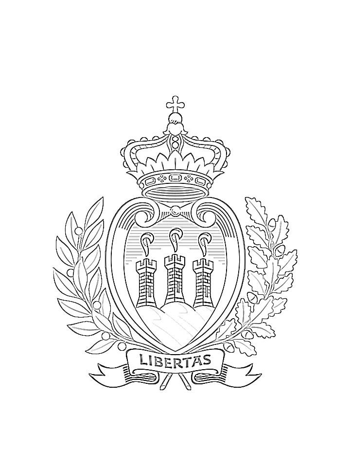 Раскраска Гербы Раскраска Гербы