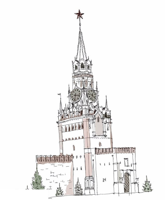 Раскраска Замки