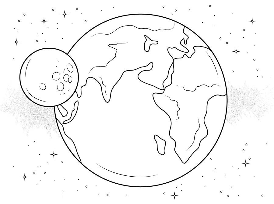 Раскраска Планеты Раскраска Планеты