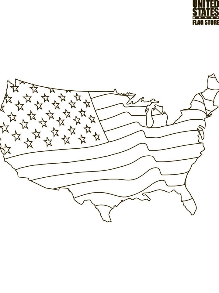 Раскраска США Раскраска США