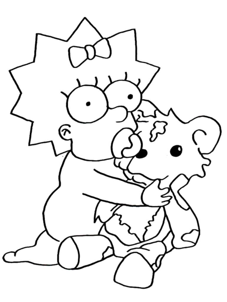 Раскраска Симпсоны (Simpsons) Раскраска Симпсоны (Simpsons)