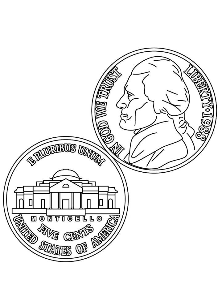 Раскраска Деньги Раскраска Деньги