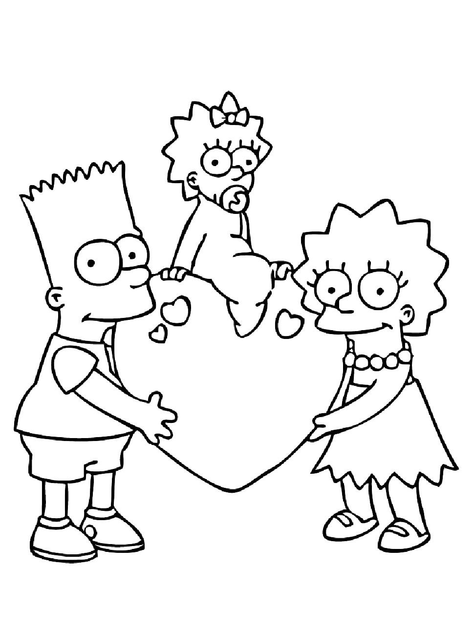 Раскраска Симпсоны (Simpsons) Раскраска Симпсоны (Simpsons)