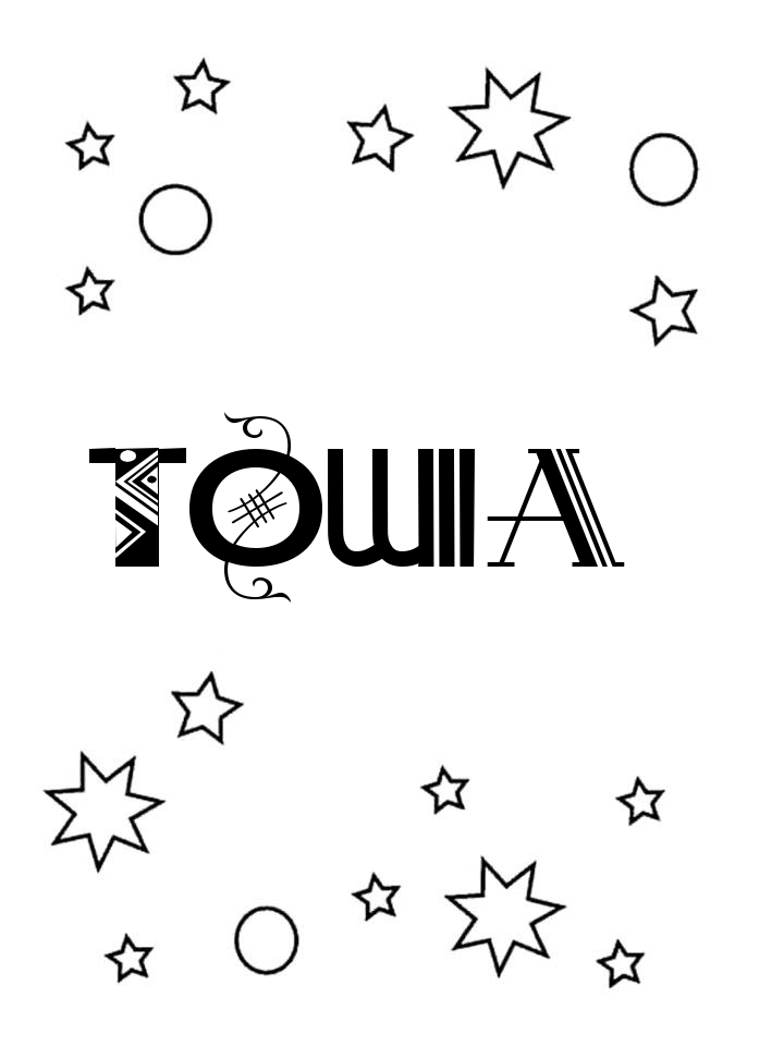 Раскраска Тоша